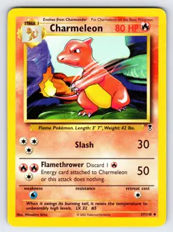 Charmeleon 37/110 Legendary Collection Pokemon Card TCG WOTC Vintage - Mp - Image 1