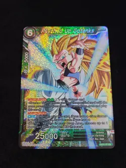 Psyched Up Gotenks EX01-07 EX Dragon Ball Super TCG FOIL Card Light PLAY DBZ - Image 1