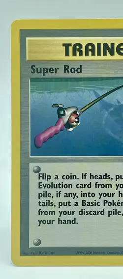 Super Rod 103/111 Trainer Neo Genesis Common WOTC Pokemon Card Vintage 2000 LP - Image 2