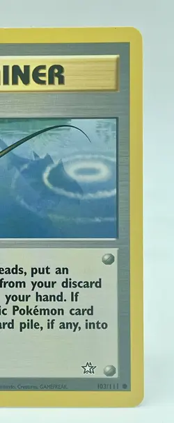 Super Rod 103/111 Trainer Neo Genesis Common WOTC Pokemon Card Vintage 2000 LP - Image 3