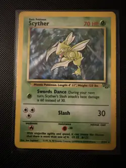 SCYTHER 10/64 Holo Rare Jungle Set Unlimited 1999 - Pokemon Card WOTC - Image 1