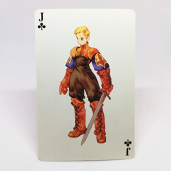 Club J FINAL FANTASY Tactics PlayStation playing card Game Squre JAPAN - Image 1