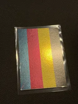 Yugioh Test Print Card Secret Rare Holo Vintage CMYK Misprint Error - Image 4