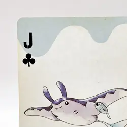 Mantine Pokemon #226 Playing Card Gold Poker Pichu Nintendo Japanese Vintage - Image 2