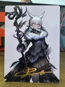 Y'shtola Night's Blessed Art Card 53 Gold Stamped Signature Series Magic - Image 1