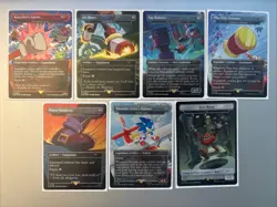 MTG Secret Lair Sonic Rainbow Foil Bundle (Opened) ALL Friends Turbo Chasing - Image 3