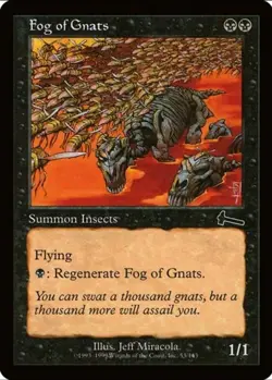 X 1 Fog of Gnats NM Urza's Legacy 053 MTG Magic The Gathering - Image 1