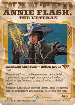 Annie Flash, the Veteran (Showcase) - Near Mint MTG Outlaws of Thunder Junction - Image 1