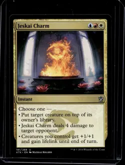 Magic the Gathering MTG Jeskai Charm (181) Khans of Tarkir LP - Image 1