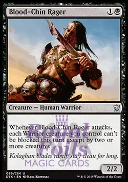 Blood-Chin Rager 1x FOIL DTK MTG Dragons of Tarkir Uncommon MINT black - Image 1