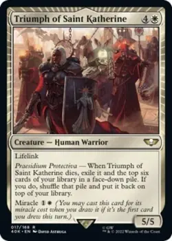 Triumph of Saint Katherine (Surge Foil) -Foil Near Mint MTG - Image 1