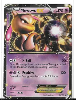 2012 Pokemon Mewtwo EX Promo Holo Card BW45 - Basic, Black Star, 170 HP - Image 1