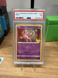 PSA 7 Celebrations Mew 011 2021 Pokemon English Graded Slab Card - Image 2