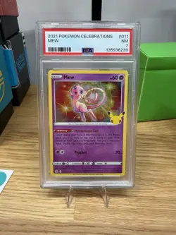PSA 7 Celebrations Mew 011 2021 Pokemon English Graded Slab Card - Image 3