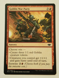 1x Goblin War Party Modern Horizons MTG Magic the Gathering NM - Image 1