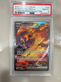 Team Rocket's Moltres ex - (Destined Rivals Stamp) 229/182 Miscellaneous Cards & - Image 1