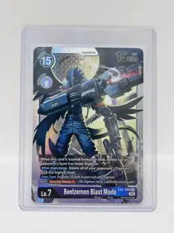 Digimon Card Beelzemon Blast Mode Digital Hazard EX2-074 SEC - PLUS MORE! - Image 1