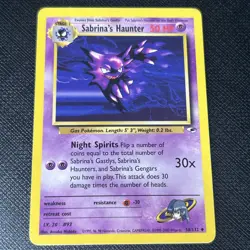 Pokemon Card - Sabrina's Haunter Gym Heroes 58/132 Uncommon - Image 1