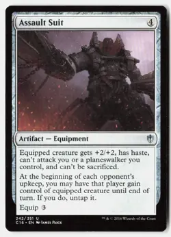 Assault Suit 242 Uncommon Commander 2016 Magic: The Gathering Near Mint - Image 1