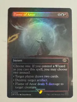 Flame of Anor (Borderless) 406 The Lord of the Rings MTG NM - Image 1