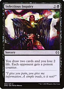 Infectious Inquiry 097/271 Phyrexia: All Will Be One MTG Common - Image 1