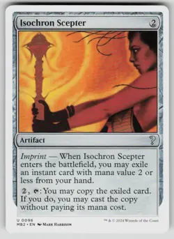 Isochron Scepter (White Border) Uncommon Mystery Booster 2 96 MTG Near Mint 2024 - Image 1