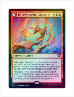 Improvisation Capstone, Foil, Secrets of Strixhaven, Magic MTG NM - Image 1