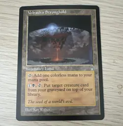 Volrath's Stronghold Stronghold Rare Legendary Land 1998 English - Image 1