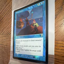 Wizards of the Coast Evacuation MTG 2001 Instant Foil Blue English - Image 4