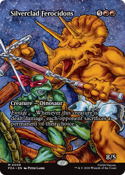 Silverclad Ferocidons (REGULAR) x1 - MTG PZA #9 - Image 1