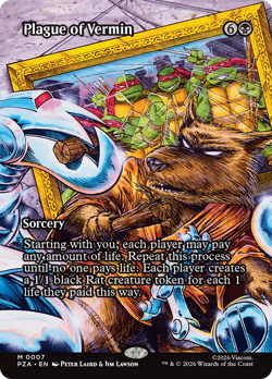 Plague of Vermin (REGULAR) x1 - MTG PZA #7 - Image 1