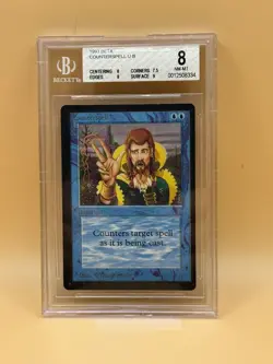 Counterspell – MTG Beta (1993) – BGS 8 NM-MT – Magic the Gathering – Graded - Image 1