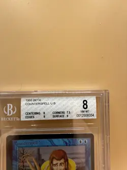 Counterspell – MTG Beta (1993) – BGS 8 NM-MT – Magic the Gathering – Graded - Image 3