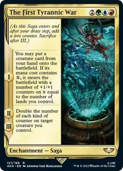 The First Tyrannic War (Surge Foil) -Foil Near Mint MTG - Image 1