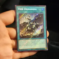 Konami Yu-Gi-Oh! Void Unleashing BLGG-EN025 Secret Rare Spell Holo 1st Ed - Image 1