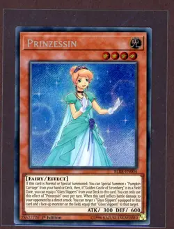 1st Ed Prinzessin Holo Secret Rare Yu-Gi-Oh! Card BLRR-EN004 NM - Image 1