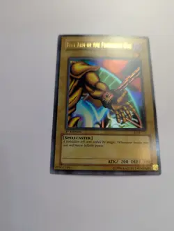 Yugioh Exodia Left Arm of the Forbidden One LOB-123 Ultra Rare 1st Ed AE - Image 2