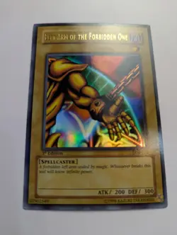 Yugioh Exodia Left Arm of the Forbidden One LOB-123 Ultra Rare 1st Ed AE - Image 3