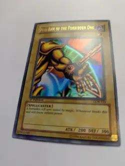Yugioh Exodia Left Arm of the Forbidden One LOB-123 Ultra Rare 1st Ed AE - Image 5