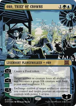 Oko, Thief of Crowns (Textured Foil) -Foil Near Mint MTG - Image 1