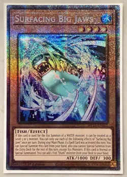 Surfacing Big Jaws 1st Edition Starlight Rare MP25-EN012 Yu-Gi-Oh! - Image 1
