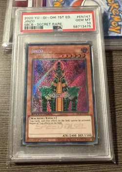 2020 YU-GI-OH! SPEED DUEL: BATTLE CITY BOX JINZO PSA 10 SECRET RARE - Image 1