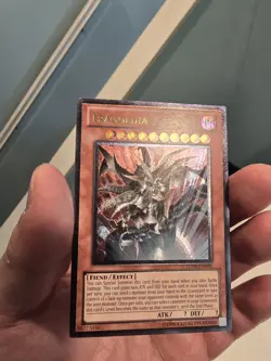 YUGIOH! TRAGOEDIA. TU04-EN000. ULTIMATE RARE. LIGHT PLAYED. - Image 3