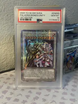 💎 PSA 10 2025 YU-GI-OH! Paladins of Bonds and Unity - QCR Supreme Darkness - Image 1
