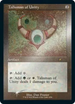 Talisman of Unity (Retro Frame) (Foil Etched) -Foil Near Mint MTG Secret Lair - Image 1