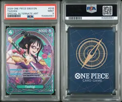 PSA 9 Tashigi (SP) EB03-018 Extra Booster: One Piece Heroines Edition Foil - Image 3