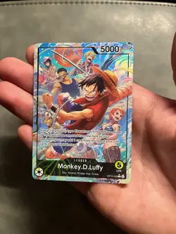 Bandai Monkey D. Luffy Awakenings OP05-098 Leader Alt Art Holo 5000 English - Image 3