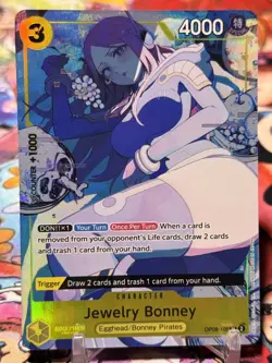 JEWELRY BONNEY - One Piece OP08-105 - PROMO Super Rare SR - Illustration EX - Image 1