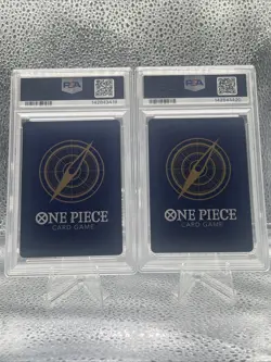 One Piece Set Of 2 Sequential Psa 10 Japanese Smoker & Tashigi Op10 Alt Arts - Image 2