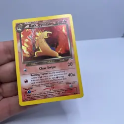 DARK TYPHLOSION Neo Destiny POKEMON Holo 2000 Trading Card 10/105 CLEAN WOW - Image 2